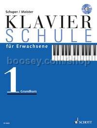 Klavierschule für Erwachsene Band 1 - Piano (+ CD)