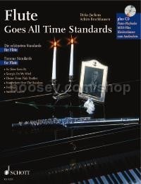 Flute Goes All Time Standards - flute; piano ad lib. (+ CD)