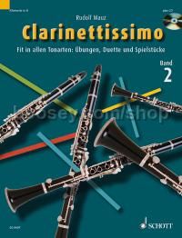 Clarinettissimo Band 2 - 1-2 clarinets (+ CD)