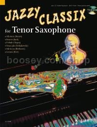 Jazzy Classix - tenor saxophone; piano ad lib. (+ CD)