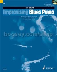Improvising Blues Piano (Book & CD) Schott Pop Styles series