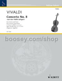 Double Violin Concerto in Amin Op. 3/8 RV522 for 2 Violins & Piano