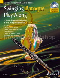 Swinging Baroque Play-Along Clarinet (Book & CD) Schott Master Play-Along Series