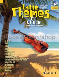 Latin Themes Violin (Book & CD)