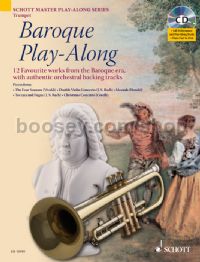 Baroque Play-Along Trumpet (Book & CD) Schott Master Play-Along Series