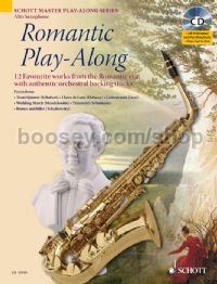 Romantic Play-Along Alto Sax (Book & CD) Schott Master Play-Along Series