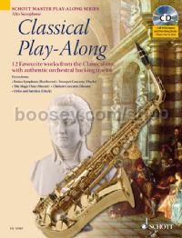 Classical Play-Along Alto Sax (Book & CD) Schott Master Play-Along Series