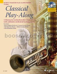 Classical Play-Along Trumpet (Book & CD) Schott Master Play-Along Series