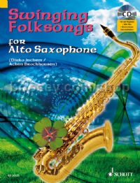 Swinging Folksongs Alto Sax (Book & CD)