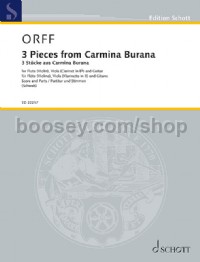 3 Pieces From Carmina Burana (Flute, Viola & Guitar)