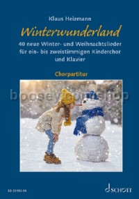 Winterwunderland (Children's Choir SS/Piano/Guitar Choral Score)