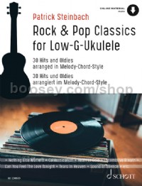 Rock & Pop Classics for "Low G"-Ukulele (Book & Online Audio)