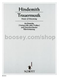 Trauermusik - viola & piano reduction