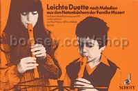 Easy Duets Of The Mozart Family recorder