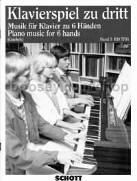 Klavierspiel Zu Dritt vol.3 6 Hands 