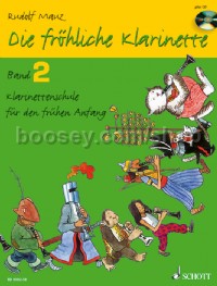 Mauz Die Frohliche Klarinette 2 Book & CD 