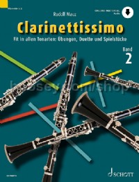 Clarinettissimo Band 2 (1-2 Clarinets Book & Online Audio)