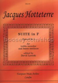 Suite In F Op. 2No1