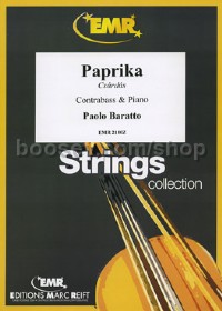 Paprika (Csárdás) for Contrabas s& Piano