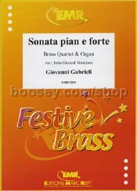 Sonata pian e forte for Brass Quartet & Organ arr. Mortimer