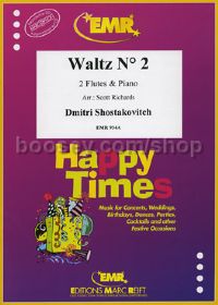 Waltz (from "Jazz Suite No.2") arr. 2 flutes & piano
