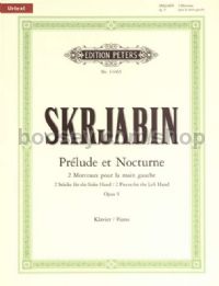 Prelude & Nocturne Op.9 (Piano Left Hand)