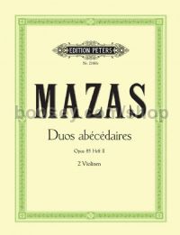 10 Duos abecedaires Op. 85 Vol. II  (2 Violins)