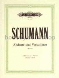 Andante & Variations In Bb Op.46 (2 Pianos)