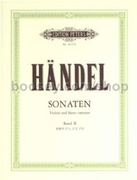 Sonatas for Violin and Basso continuo Vol.2