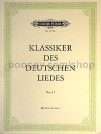 Classics Of The German Lied (Moser).1