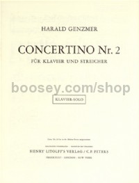 Concertino No.2 (Pno & Strings) Score