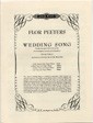 Wedding Song: Whither..Op.103 High Voice