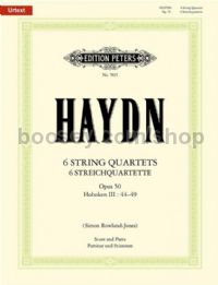 String Quartets Op.50 Hob.III: 44-49 (Score & Parts)