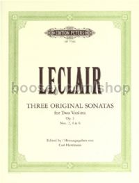 Three Original Sonatas
