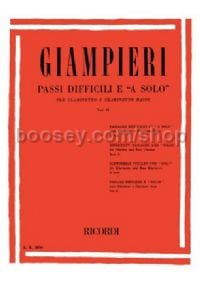 Passi Difficili E A Solo Di Opere Teatrali, Vol.II (Clarinet)
