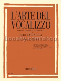 Larte Del Vocalizzo (Mezzo or Baritone Part III)