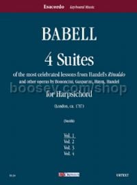 4 Suites of the most celebrated lessons for Harpsichord - Vol. 1