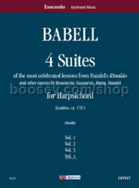 4 Suites of the most celebrated lessons for Harpsichord - Vol. 4