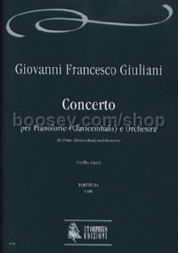 Concerto Op. XII for Piano (Harpsichord) & Orchestra (score)