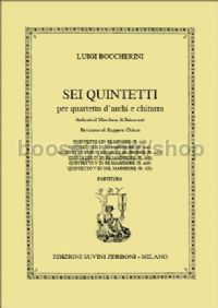 6 Quintets Dedicated to Marchee of Benavent G. 448, No. 4 in D major (score)