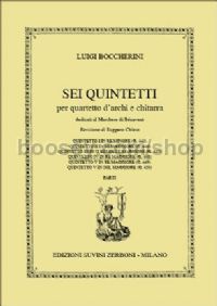6 Quintets Dedicated to Marchee of Benavent G. 448, No. 4 in D major (set of parts)