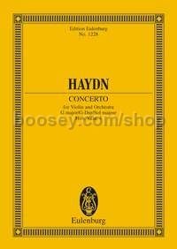 Concerto for Violin in G Major, Hob.VIIa:4 (Violin & Orchestra) (Study Score)