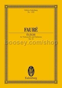 Elégie, Op.24 (Violoncello & Orchestra) (Study Score)