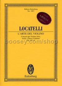 L'arte Del Violino, Op.3 Vol.II (Violin & Orchestra) (Study Score)