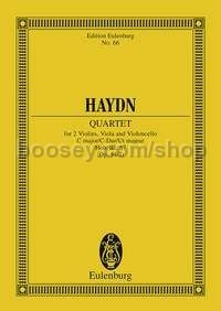 String Quartet in G Major, Hob.III:66 (Study Score)