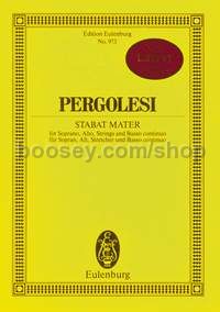 Stabat Mater (SA Soli, String Ensemble & Basso Continuo) (Study Score)