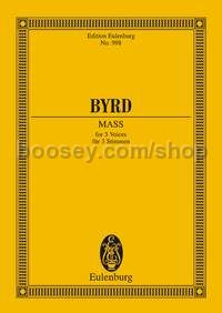 Mass For 3 Voices (STB) (Study Score)