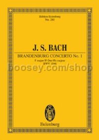 Brandenburg Concerto No.1 in F Major, BWV 1046 (Chamber Orchestra) (Study Score)