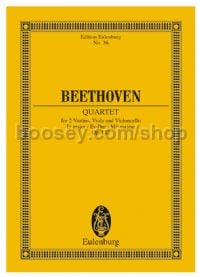 String Quartet in E b Major, Op.127 (Study Score)