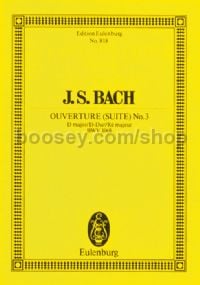 Overture Suite No.3 in D Major, BWV 1068 (Chamber Orchestra & Basso Continuo) (Study Score)